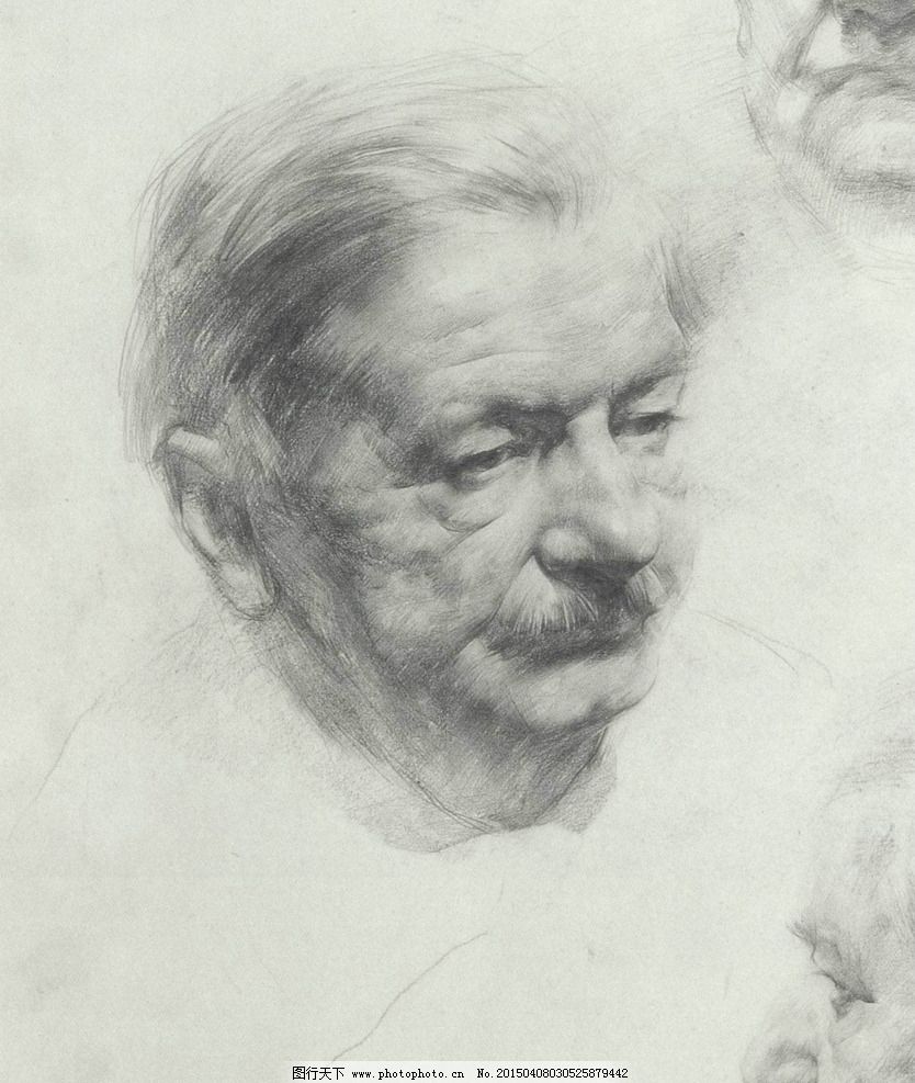 素描 中国美术学院 教师作品 头像作品 人物 人