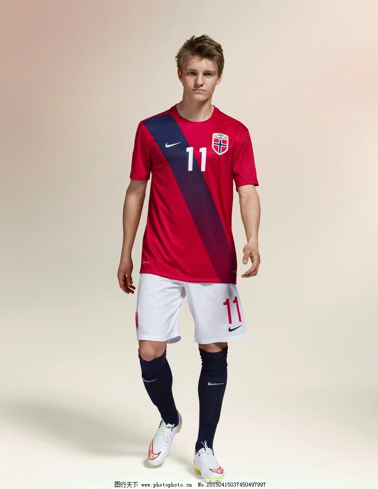 挪威国家足球队队服广告图片