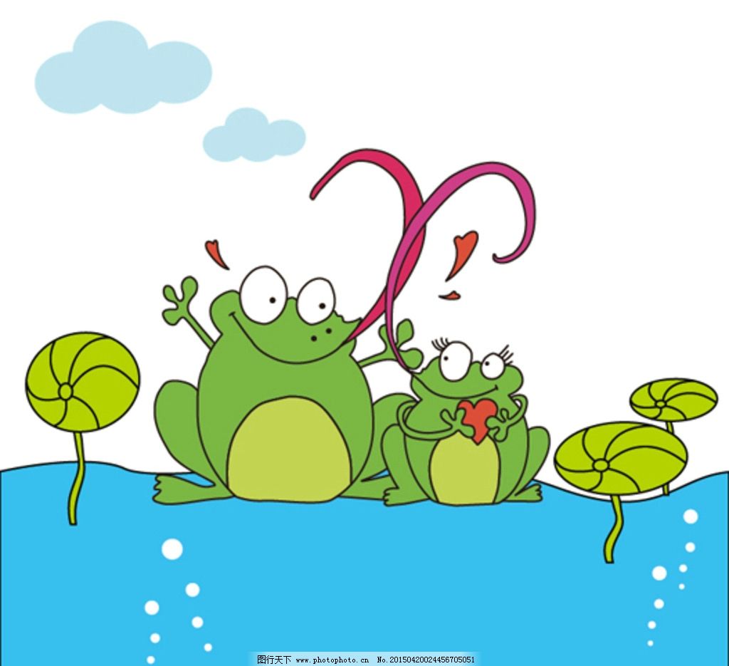 青蛙简笔画 青蛙简笔画图片大全 - 第 3 - 水彩迷