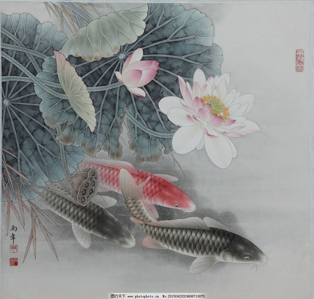 工笔荷花白刻画谱图片-牡丹白刻画稿 , 百花白刻画稿 , 工笔扇面牡...