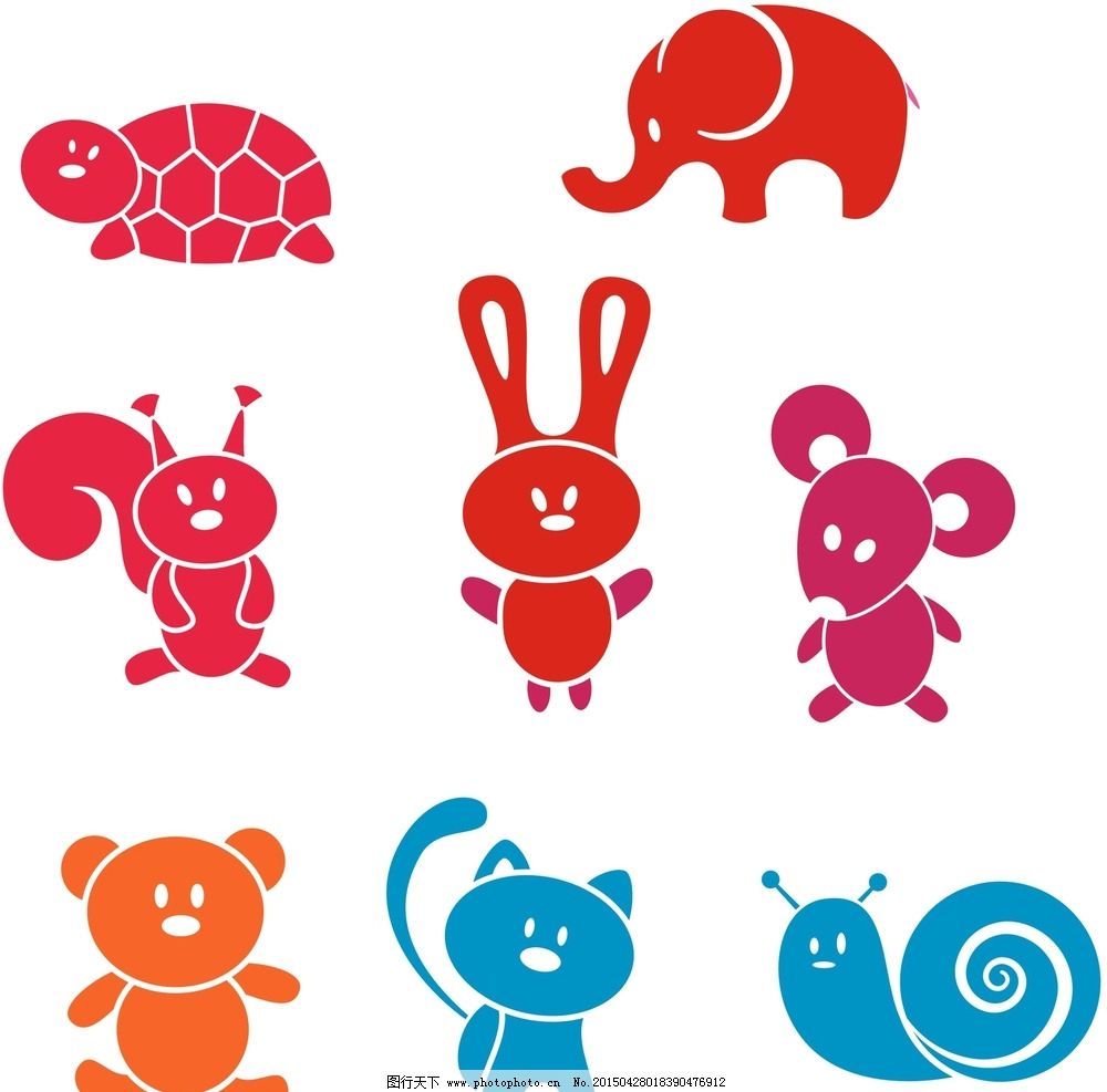 手绘动物图片插画小海豚v动物板红光和蓝光用法图片