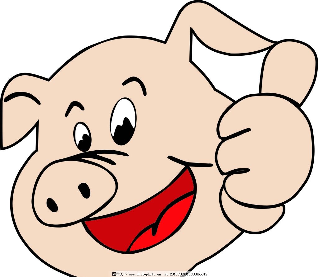 猪的头 — 图库照片©dolphy_tv＃33575163