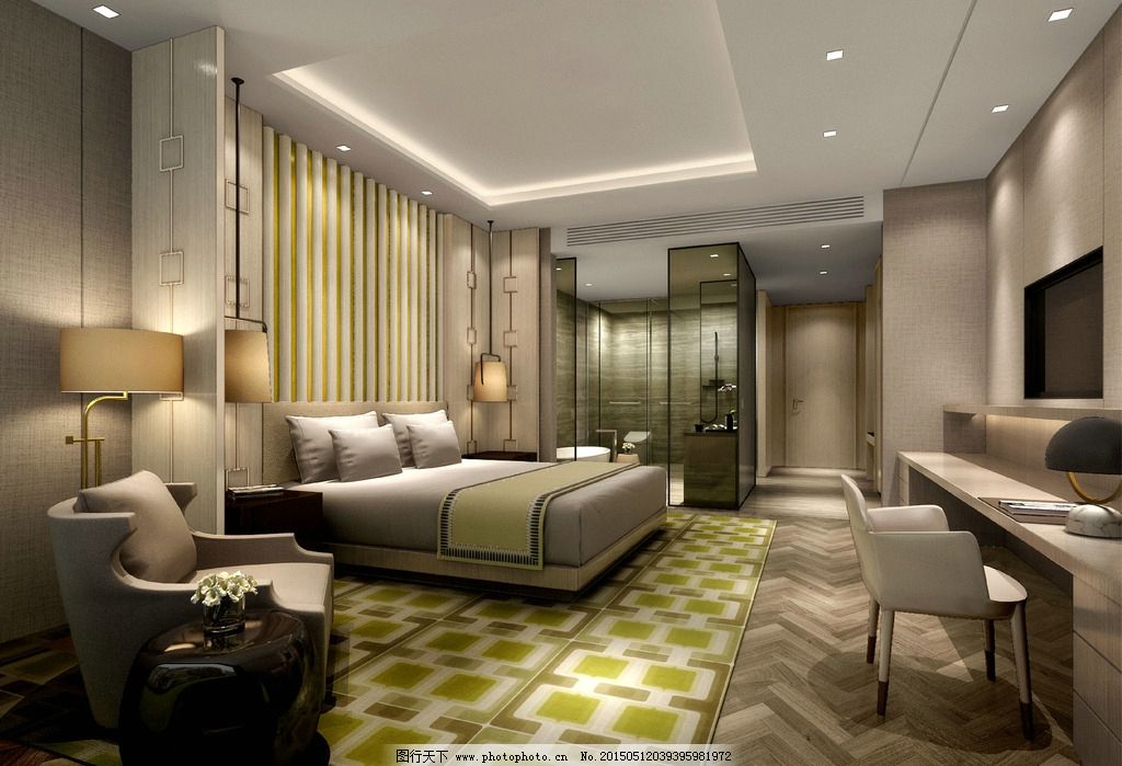 酒店房间图片_室内摄影