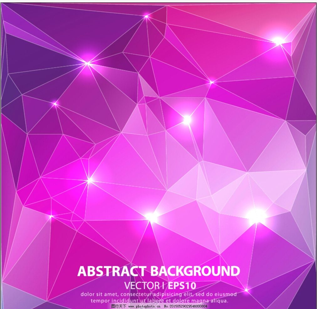炫彩棱形图片,菱形 三角 紫色 光 粉色 紫粉色-图行天下图库
