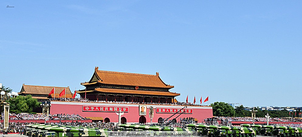 纪念抗战胜利大阅兵图片