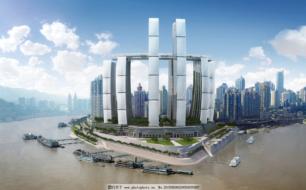 重庆来福士广场效果图图片