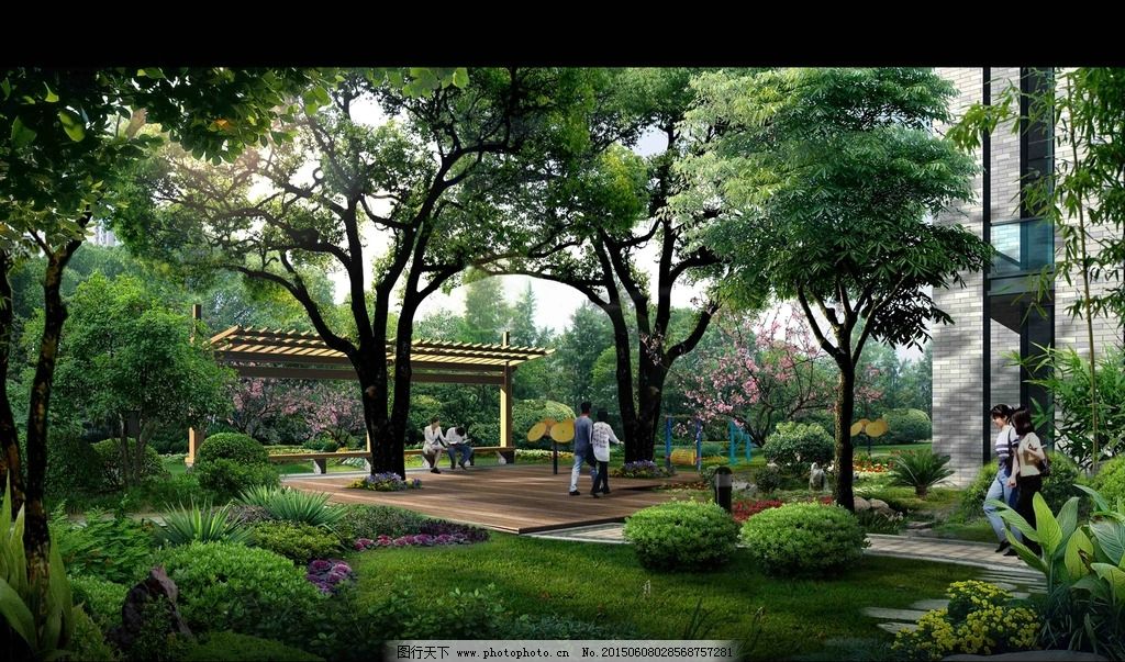 小区 景观 广场 别墅效果图 住宅 景亭 水体 跌水 植物配置 瀑布 喷泉 园林 小品 休闲区 娱乐广场 活动区 人工湿地 湿地景观 湿地公园 休闲娱乐区 微地形 微景观 设计 环境设计 园林景观 效果图 300DPI PSD 园林景观 设计 环境设计 效果图 300DPI PSD