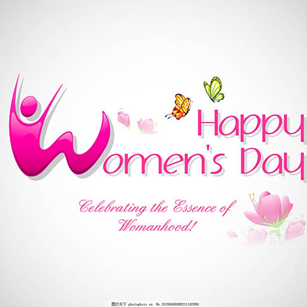 三八 妇女节 花朵 卡片 美容图片,海报 矢量 广告