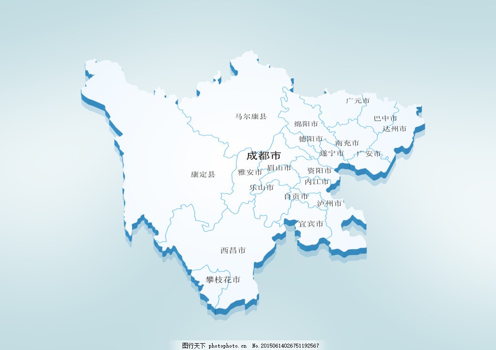 四川地图图片