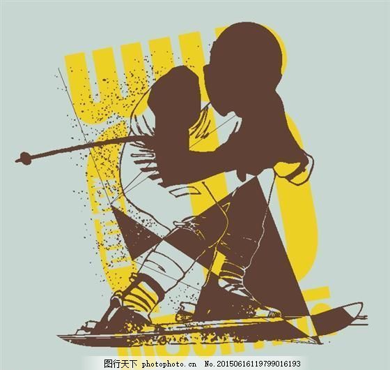 欧美体育运动设计-353 矢量CDR,运动风格 体育