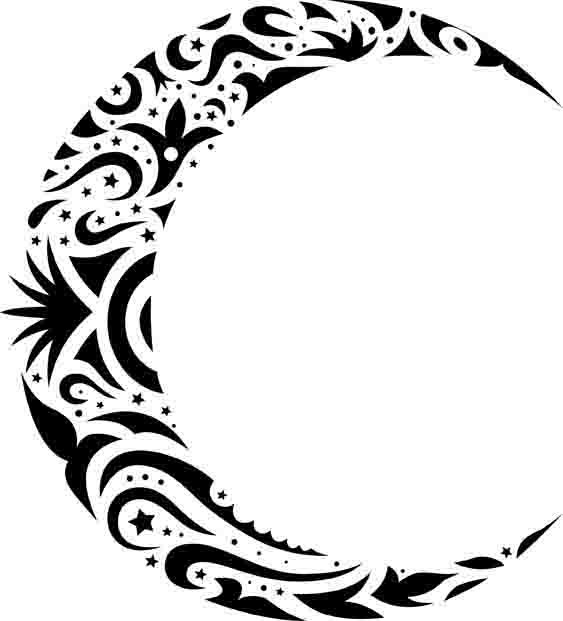 月亮免费下载 花纹花边 矢量月亮 月亮 矢量月亮 花纹花边 月亮 矢量图片