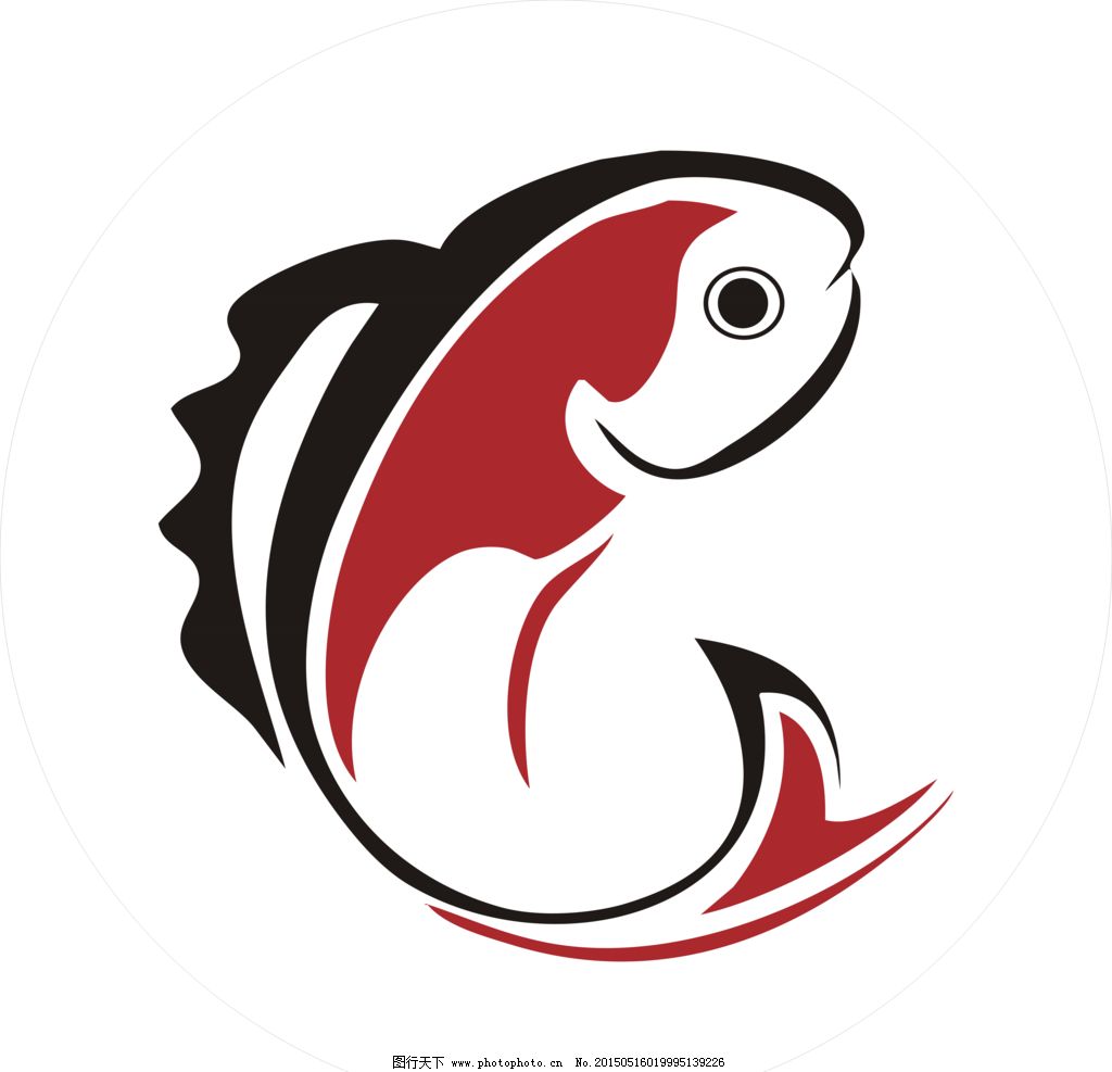 鱼logo图标设计图__LOGO设计_广告设计_设计图库_昵图网nipic.com