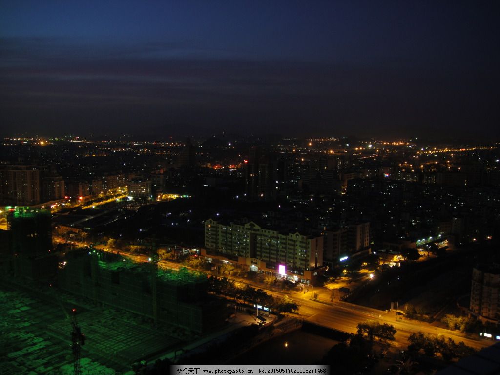 高清城市夜景背景jpg素材图片 广告背景 底纹边框 图行天下素材网