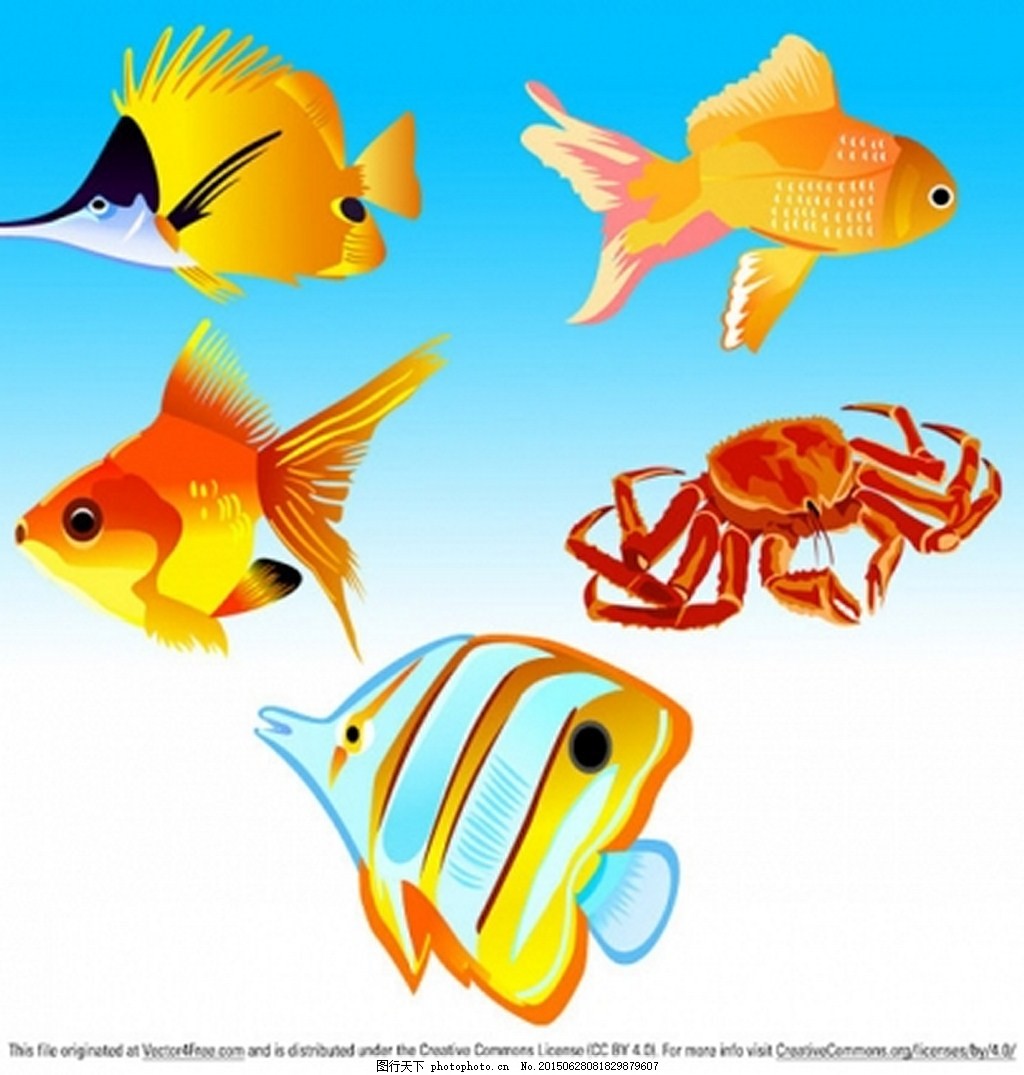 可爱的小鱼平面广告素材免费下载(图片编号:3944742)-六图网